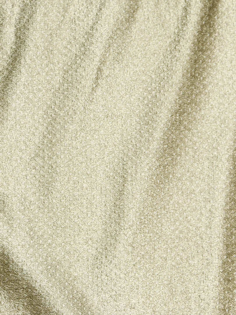 Light Golden Shimmer Tissue With Zari Woven Buta Fabric
